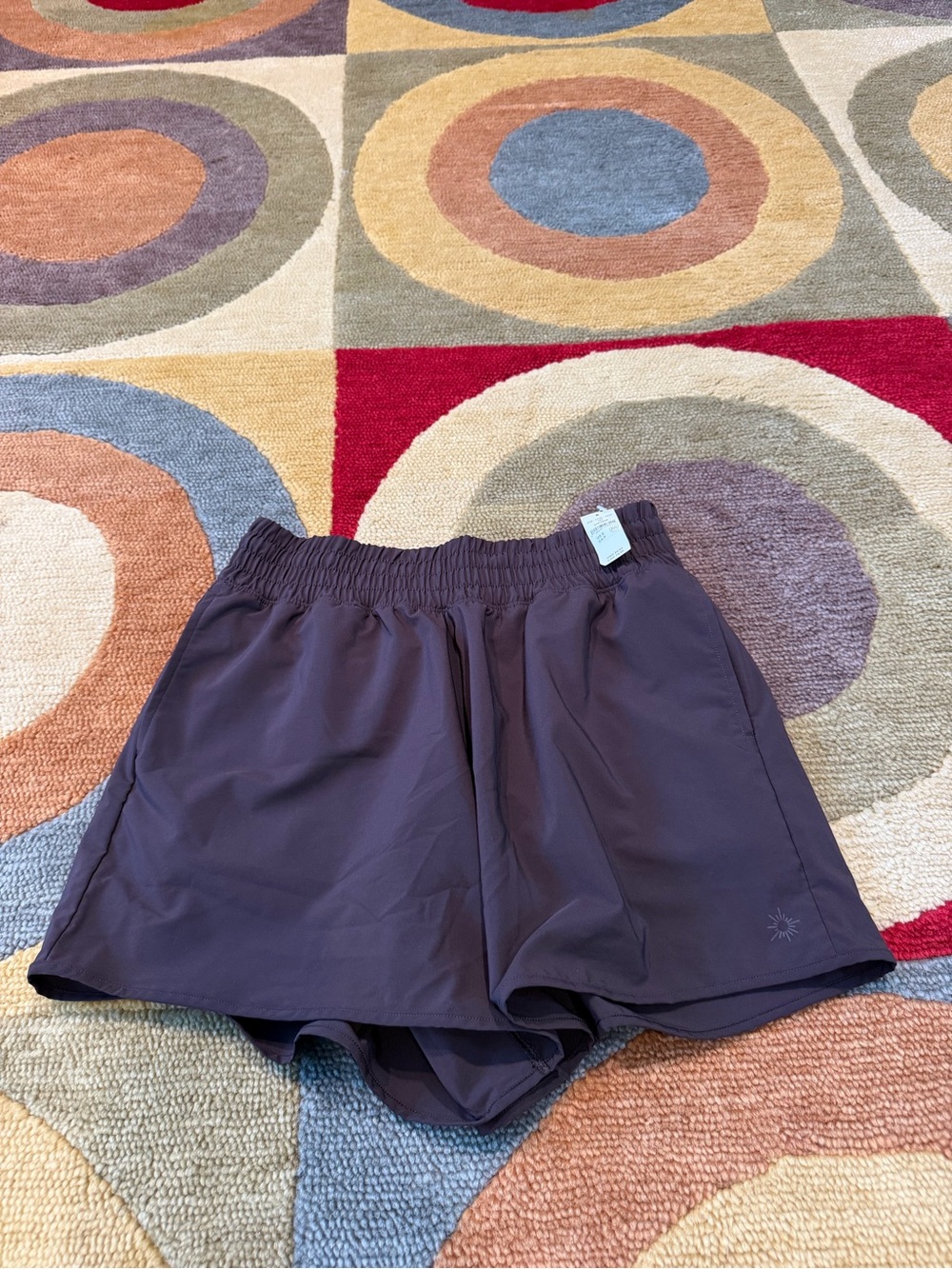 NWT Offline by Aerie High Rise 4” Inseam Athletic Running Shorts Brown Small